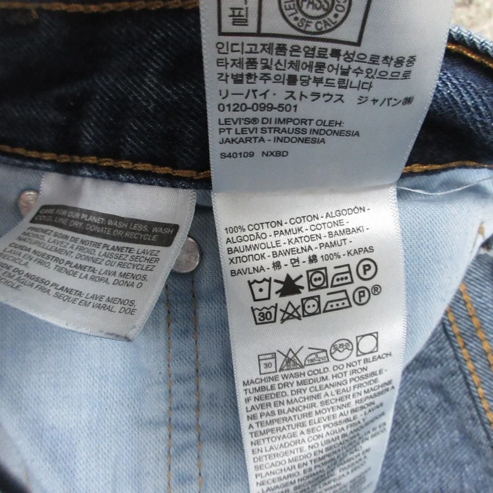 Levis Jeans Mens 38x34 Blue 517 Bootcut Western Cowboy Rodeo Ranch Denim Pants